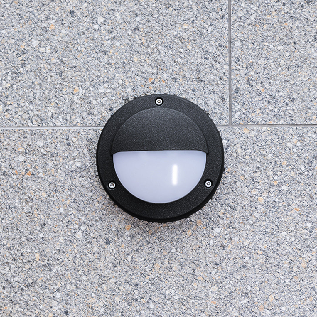 Maddox Round LED Wall Sconce — Outdoor, Minimalist Profile