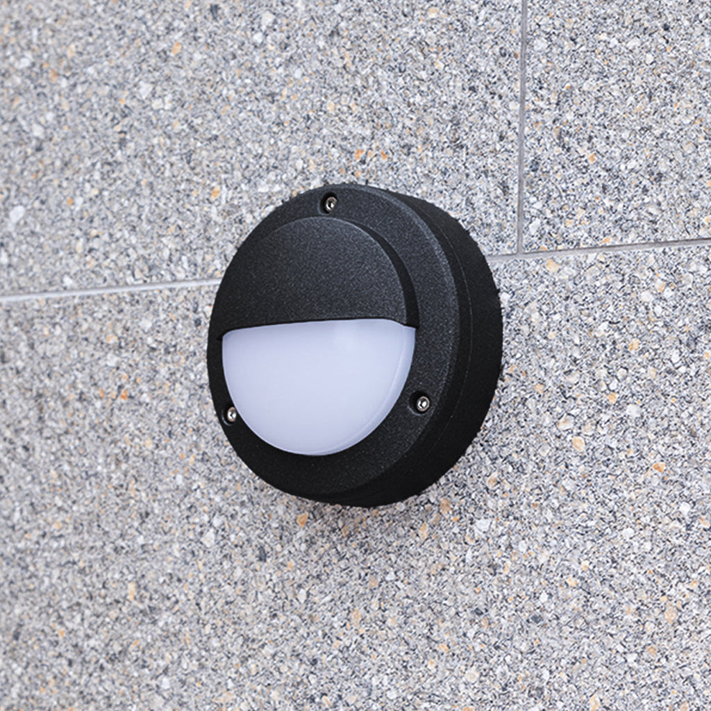 Maddox Round LED Wall Sconce — Outdoor, Minimalist Profile
