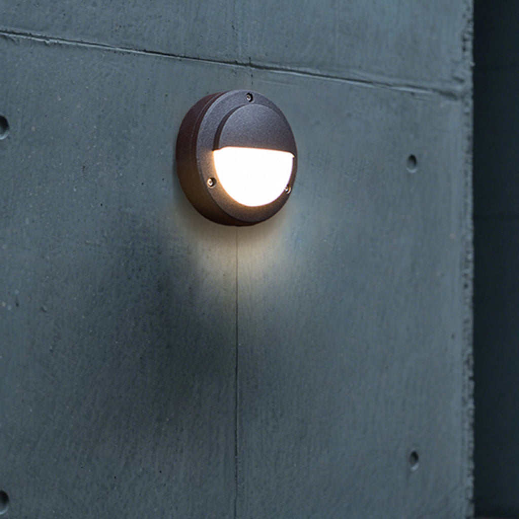 Maddox Round LED Wall Sconce — Outdoor, Minimalist Profile