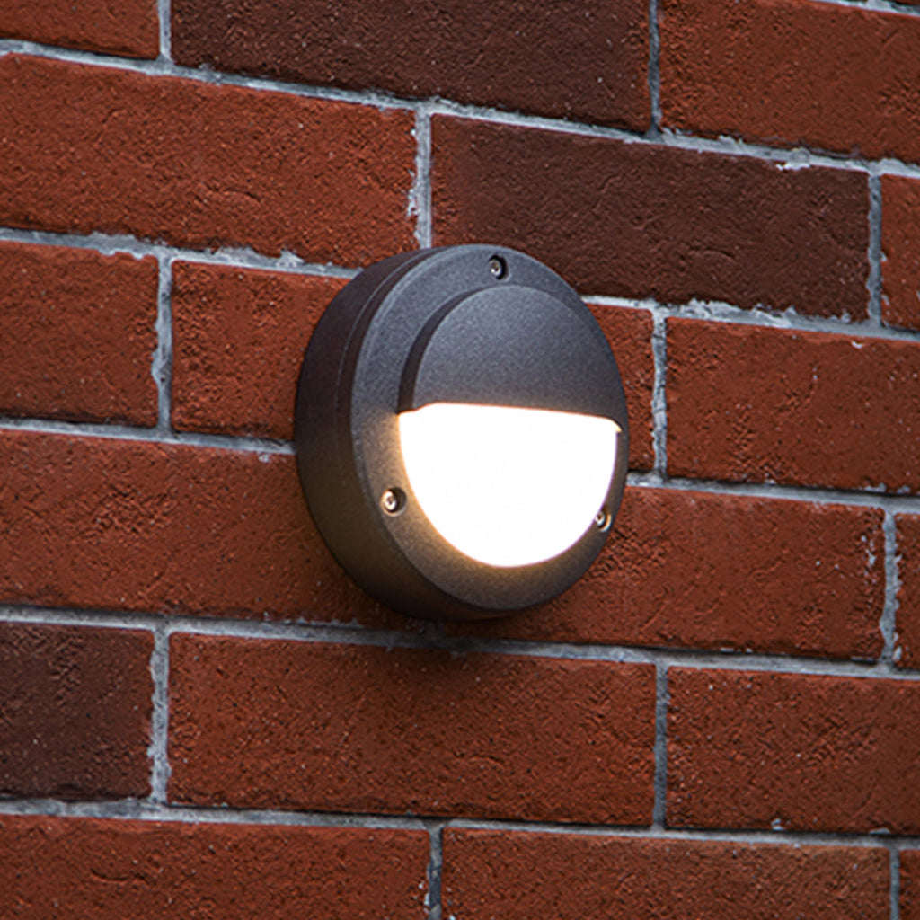 Maddox Round LED Wall Sconce — Outdoor, Minimalist Profile