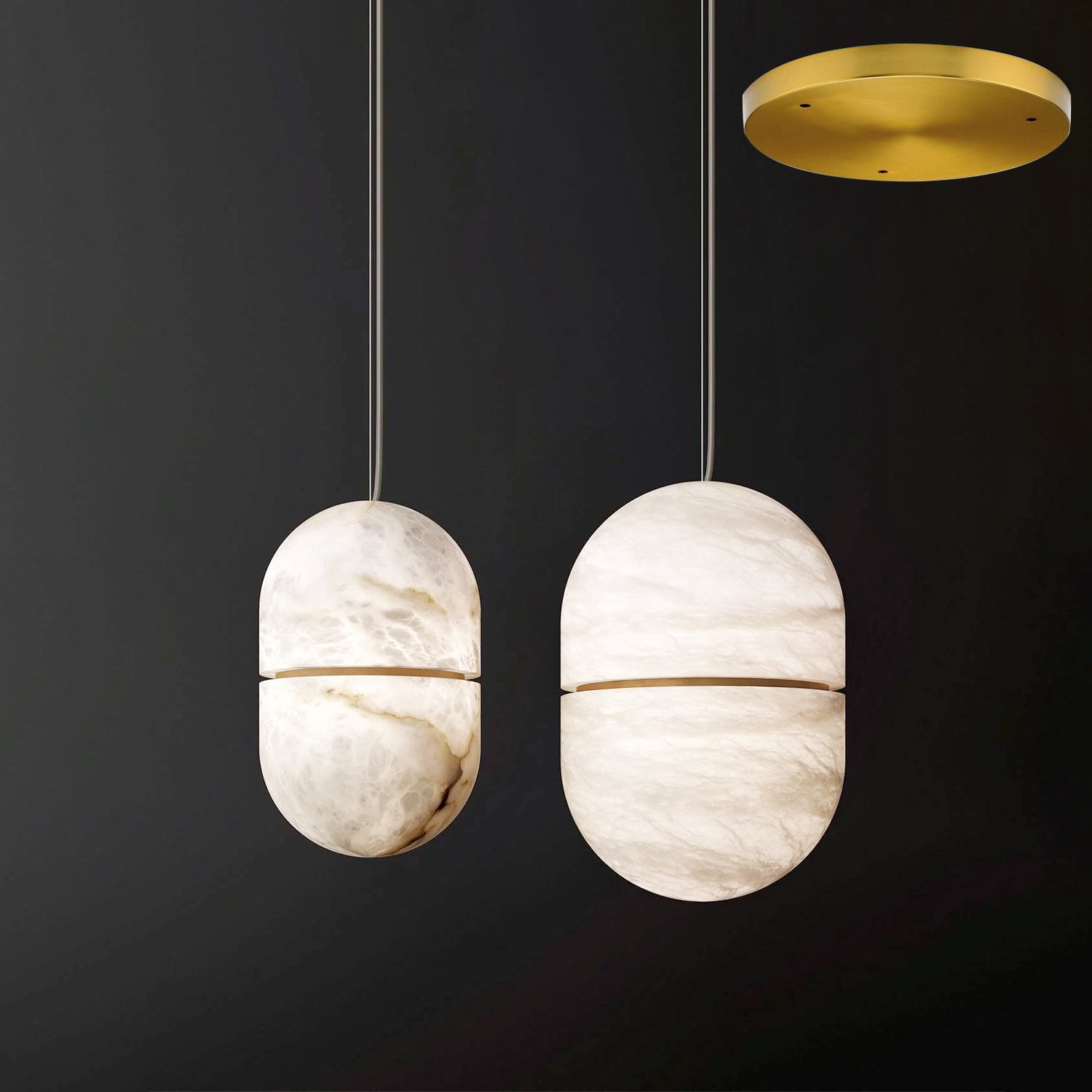 YUM Alabaster Pendant Light - Vakkerlight