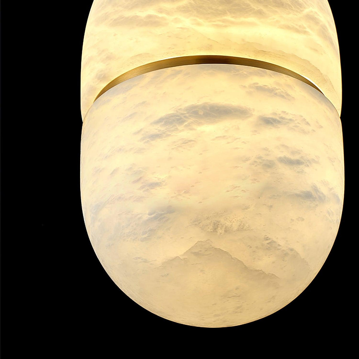 Lampada da soffitto a sospensione YUM in alabastro elegante