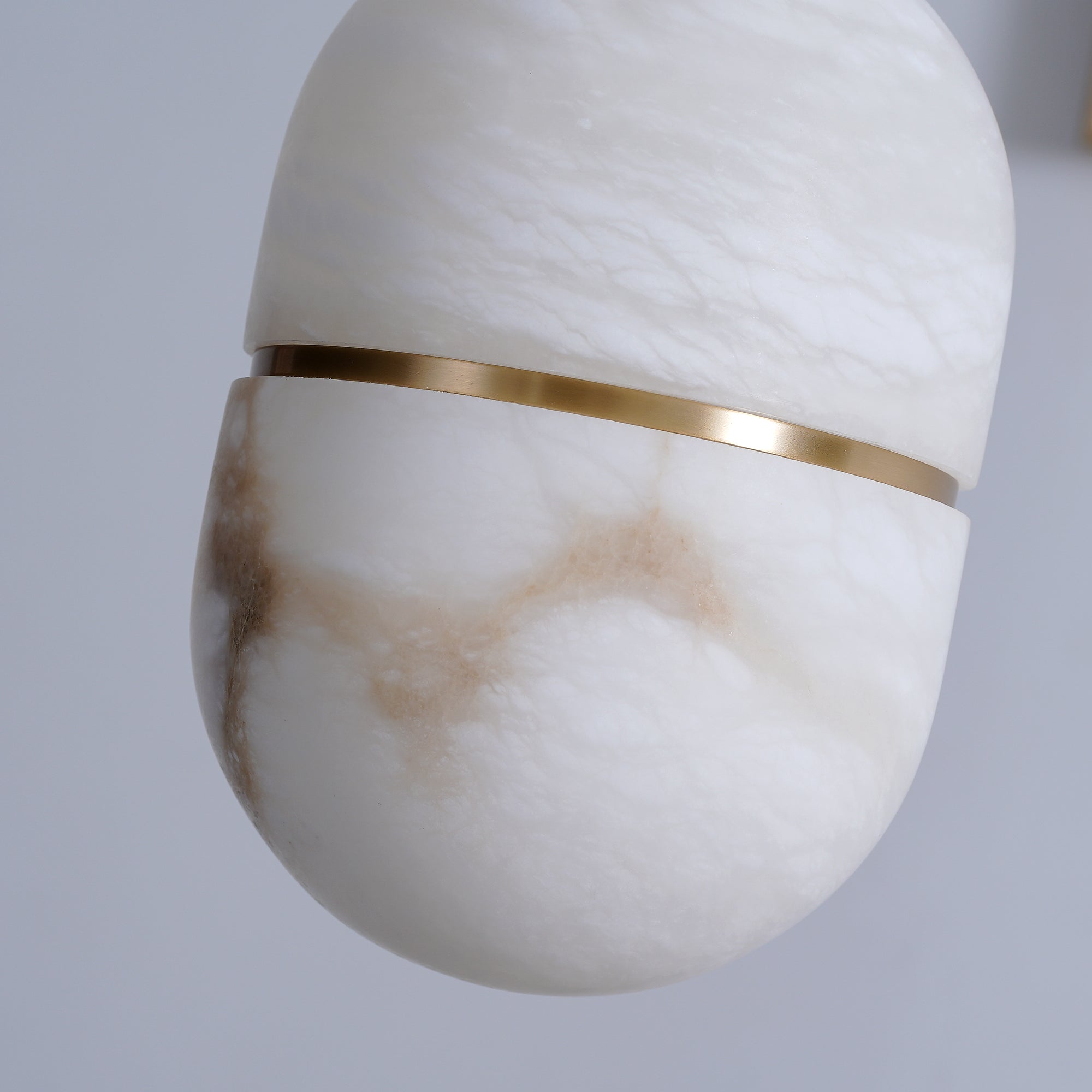 Lampada da soffitto a sospensione YUM in alabastro elegante