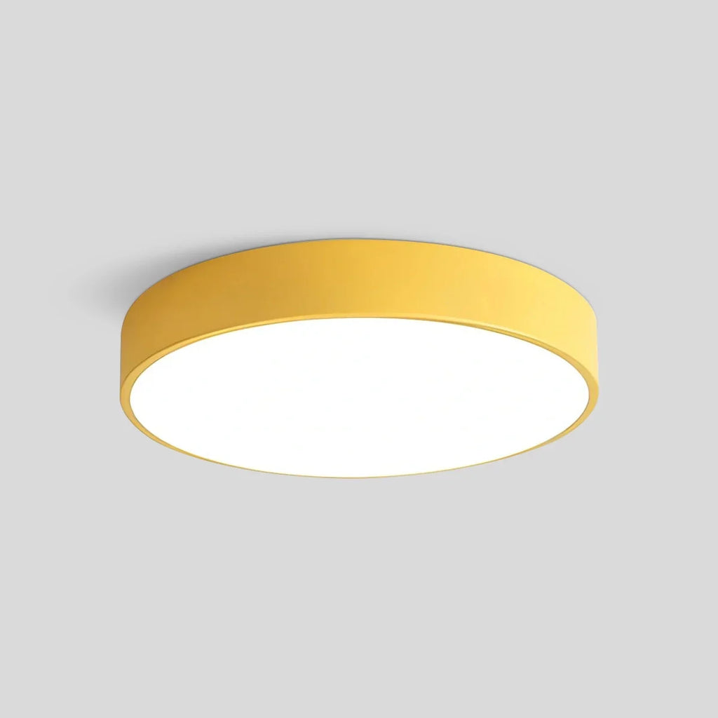 LED Minimalist Circular Macaron Ceiling Light - Orntli