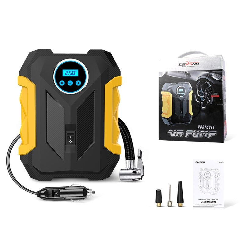 Gonfiatore portatile per pneumatici auto e compressore d'aria compatto per automobili