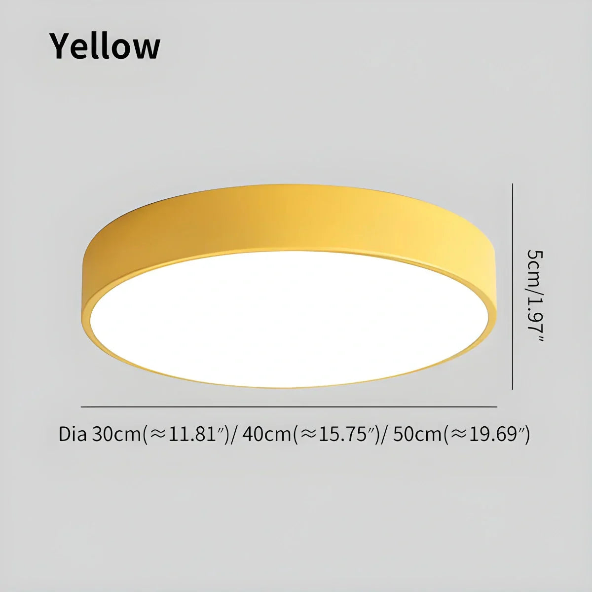 LED Minimalistisk Rund Macaron Loftlampe - Orntli