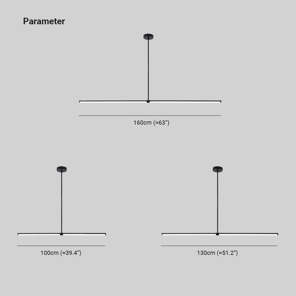 Lampada a sospensione LED moderna Arisha — paralume nero minimalista, luce calda