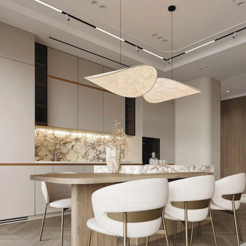 SoraHaze Függő Csillár Japandi Nyugtató Fényben