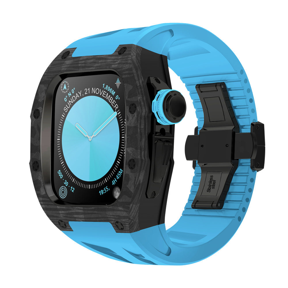 مجموعة ترقية غطاء ألياف الكربون RM7013 لساعة آبل S10