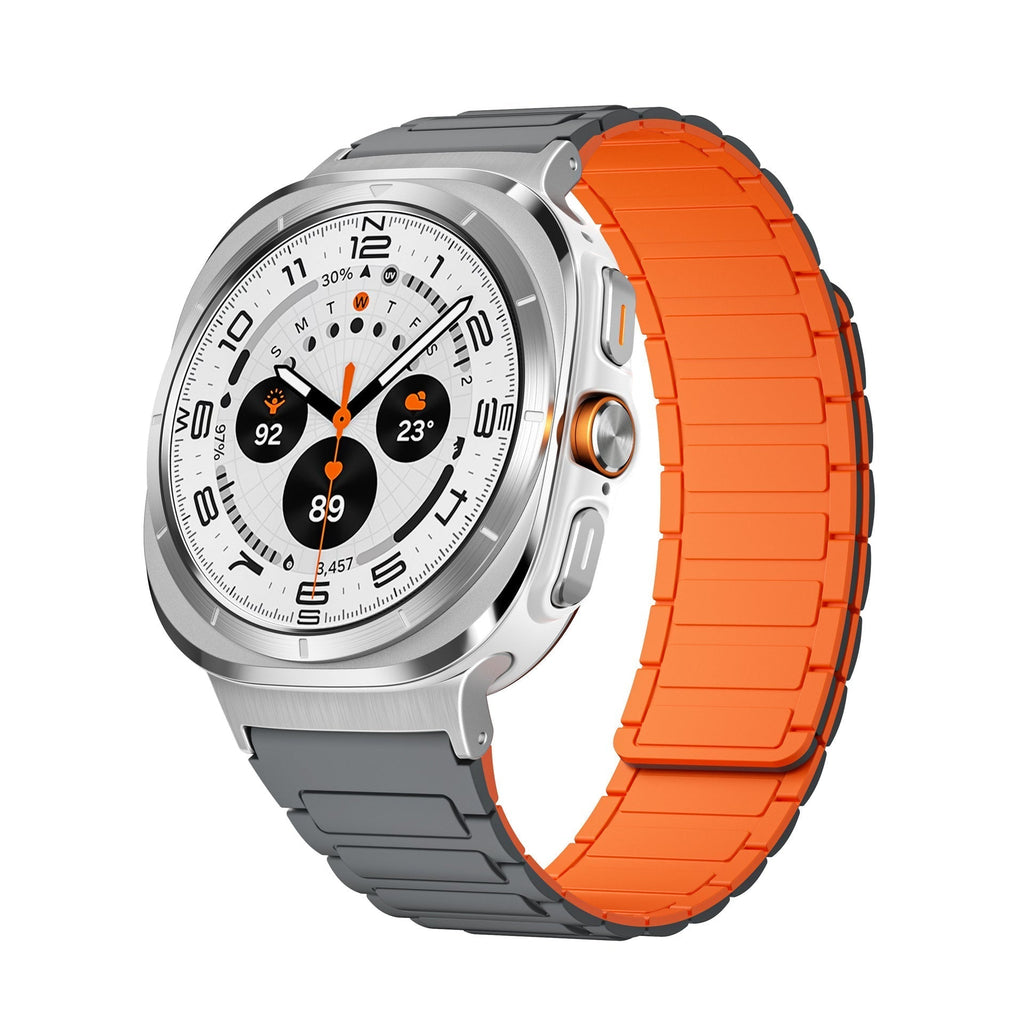 Sports silikon magnetisk rem for Samsung Watch 7 Ultra