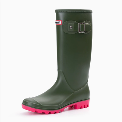 AeroStep Regenstiefel Damen Hochschaft Wasserdicht mit rutschfester Sohle