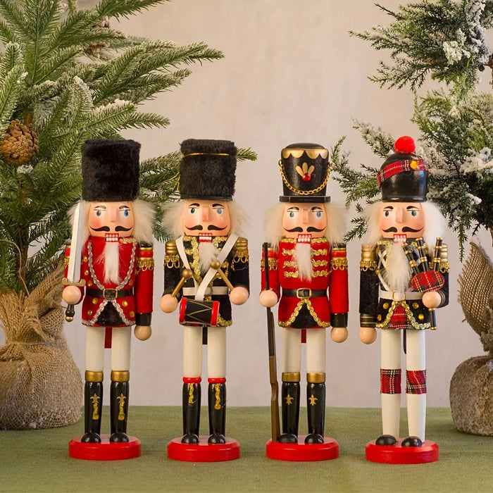 Vinterglans Tre Nøtteknekker Soldatfigur for Tidløs Juleglede