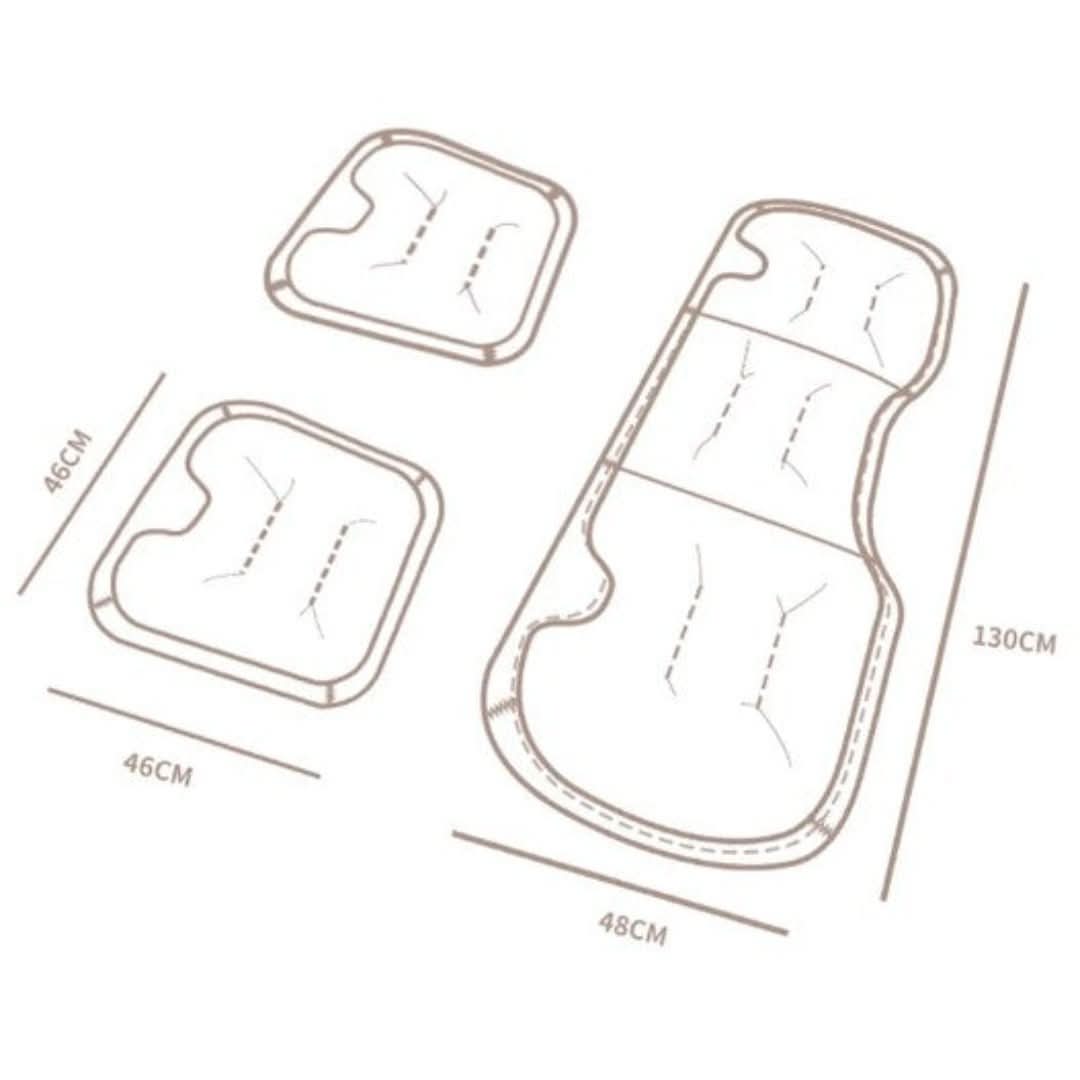 Cuscino ergonomico AeroComfort per sedile auto per lunghi viaggi e pendolarismo
