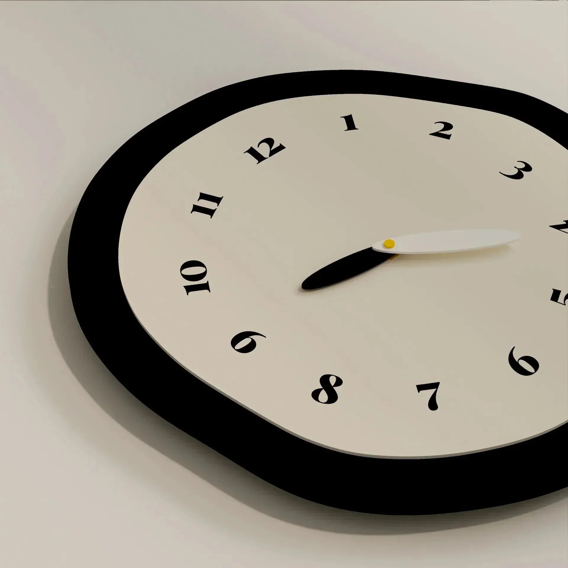 Reloj de pared de diseño abstracto para sala de estar