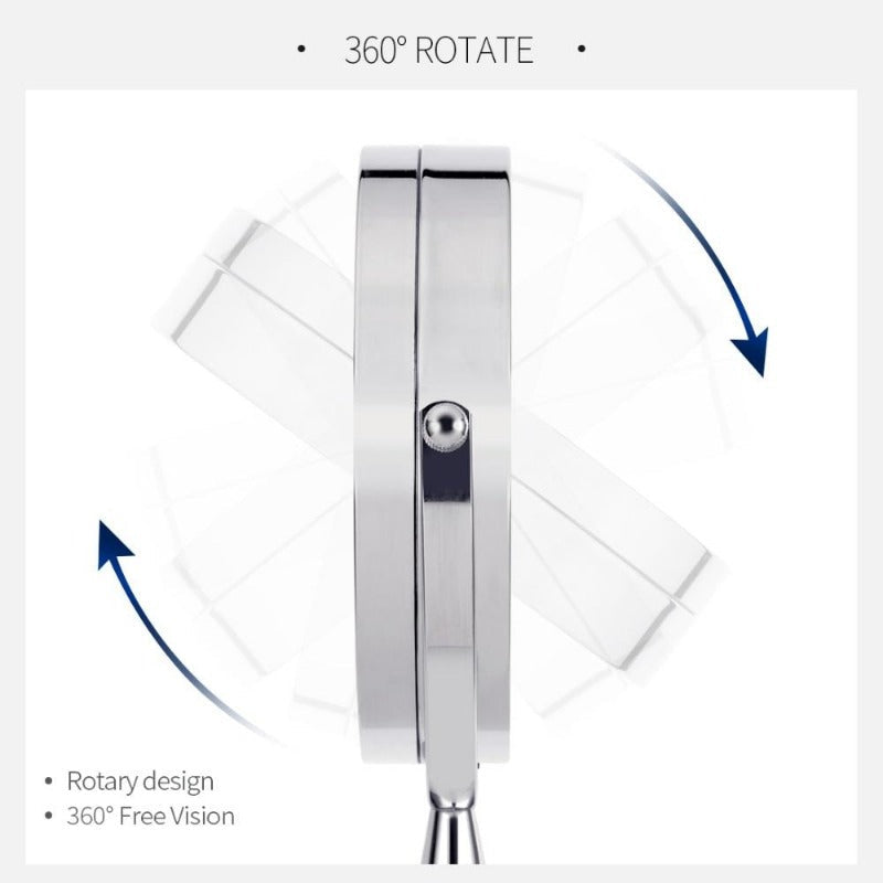 Állítható LED smink- és fürdőszobatükör