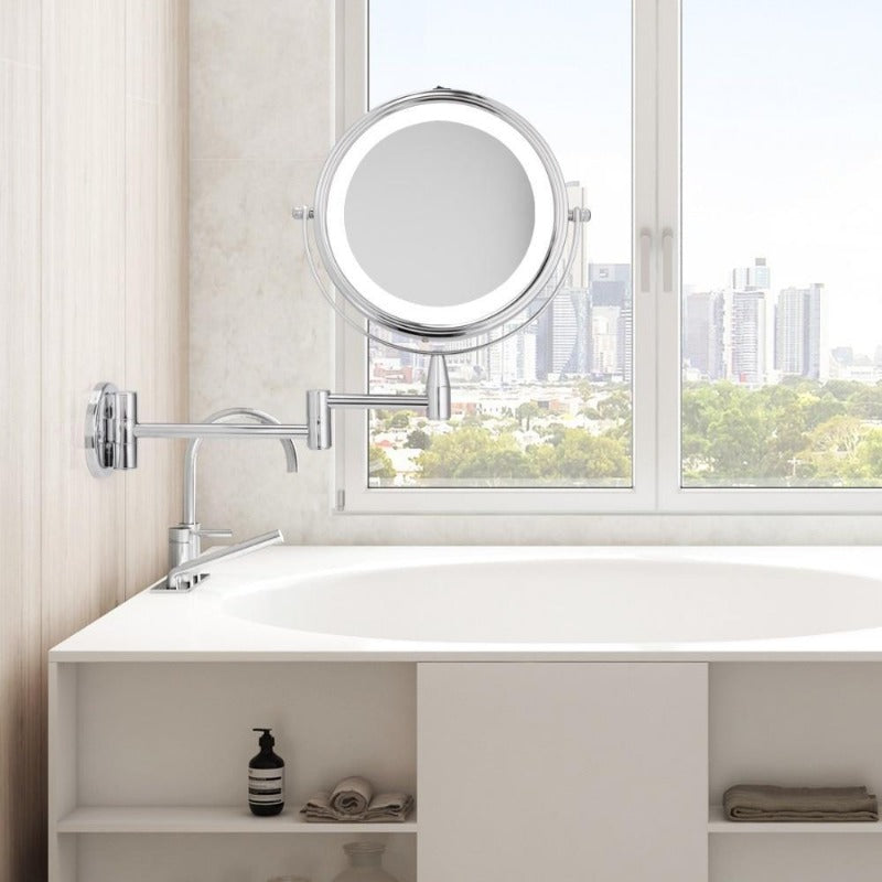 Állítható LED smink- és fürdőszobatükör