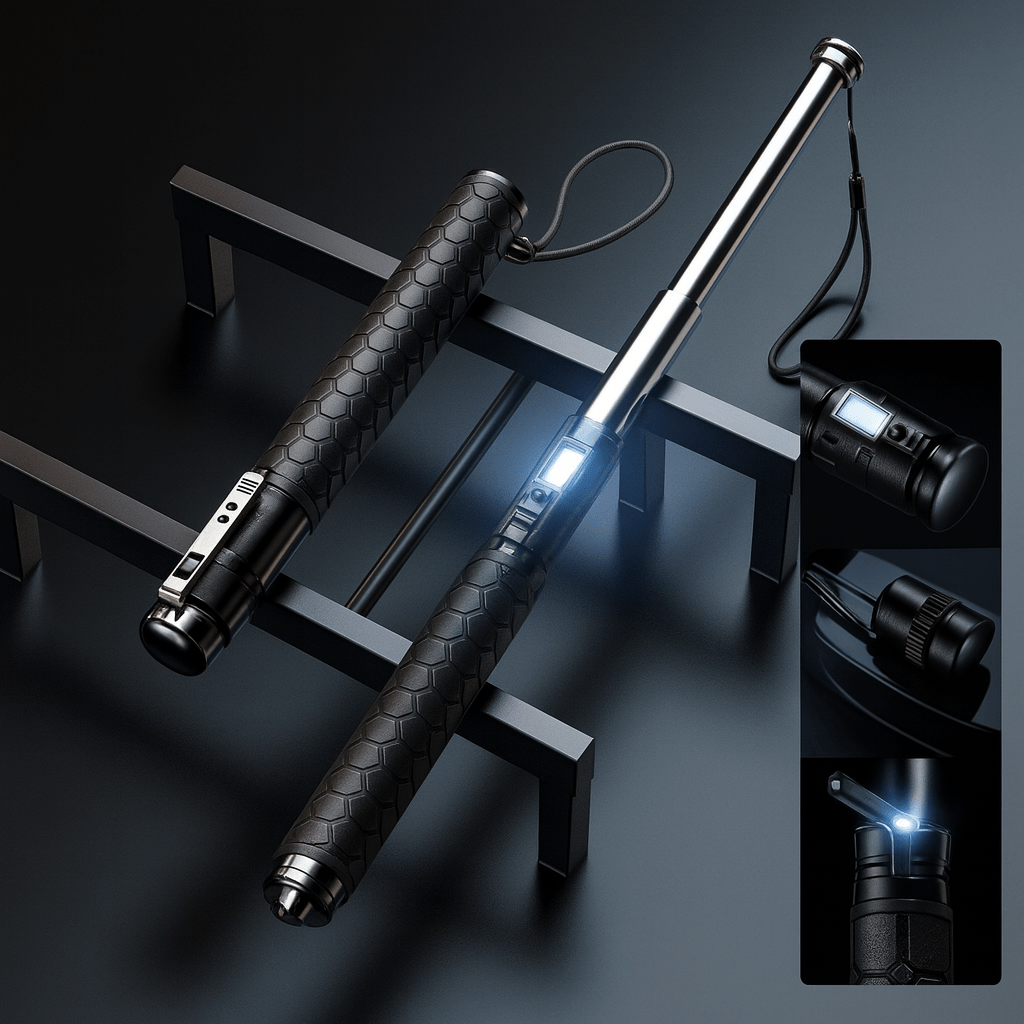 Automatic Self Defense Walking Cane With Stability Support