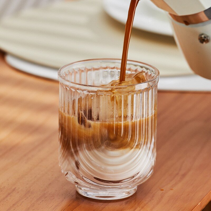 Cawan Kopi Gelas Ais Latte Amerika