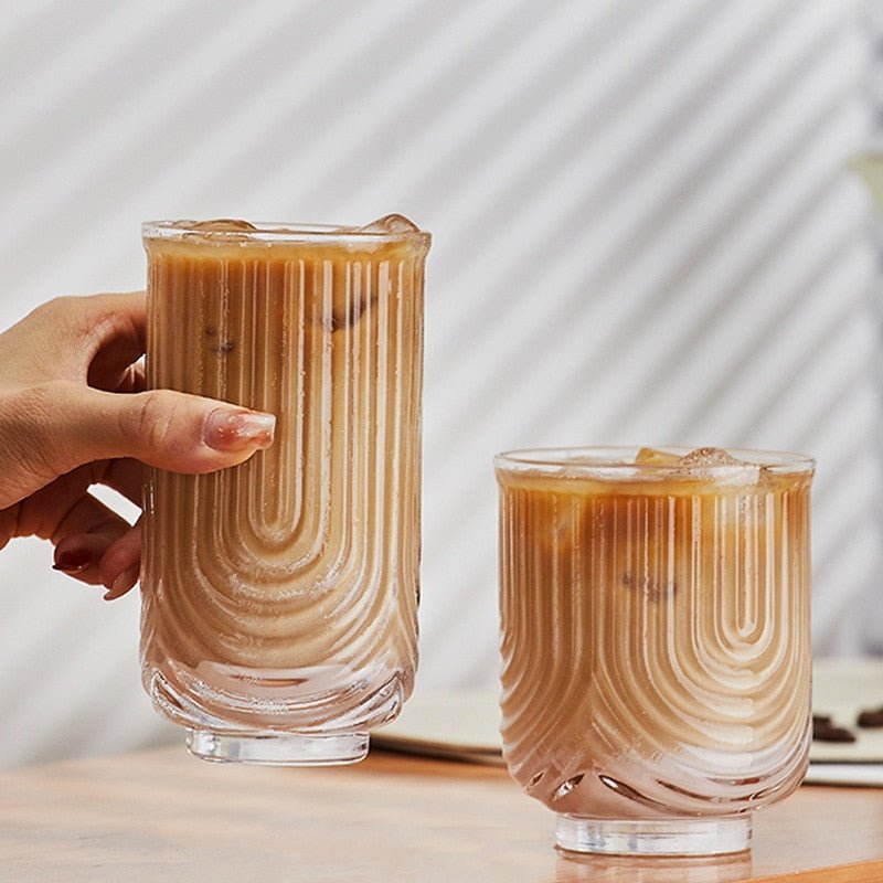 Cawan Kopi Gelas Ais Latte Amerika