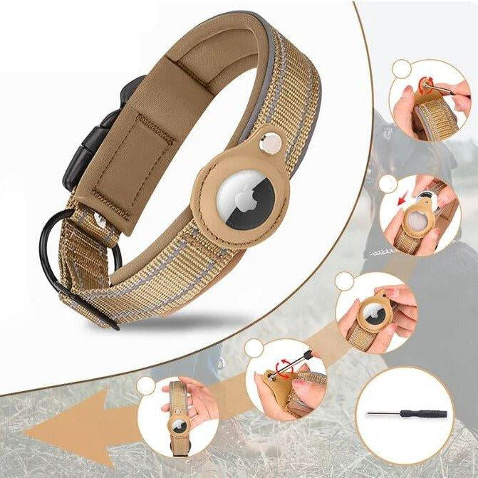 Anti-Loss Apple AirTag Tracker Collar | Safe and Convenient