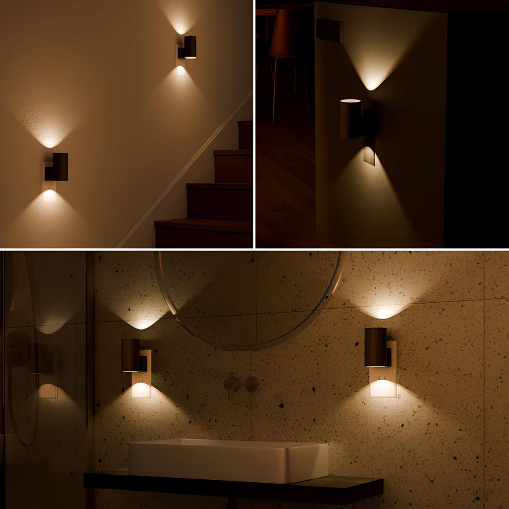 NightNova – Luz nocturna LED regulable con sensor crepuscular automático para una funcionalidad elegante