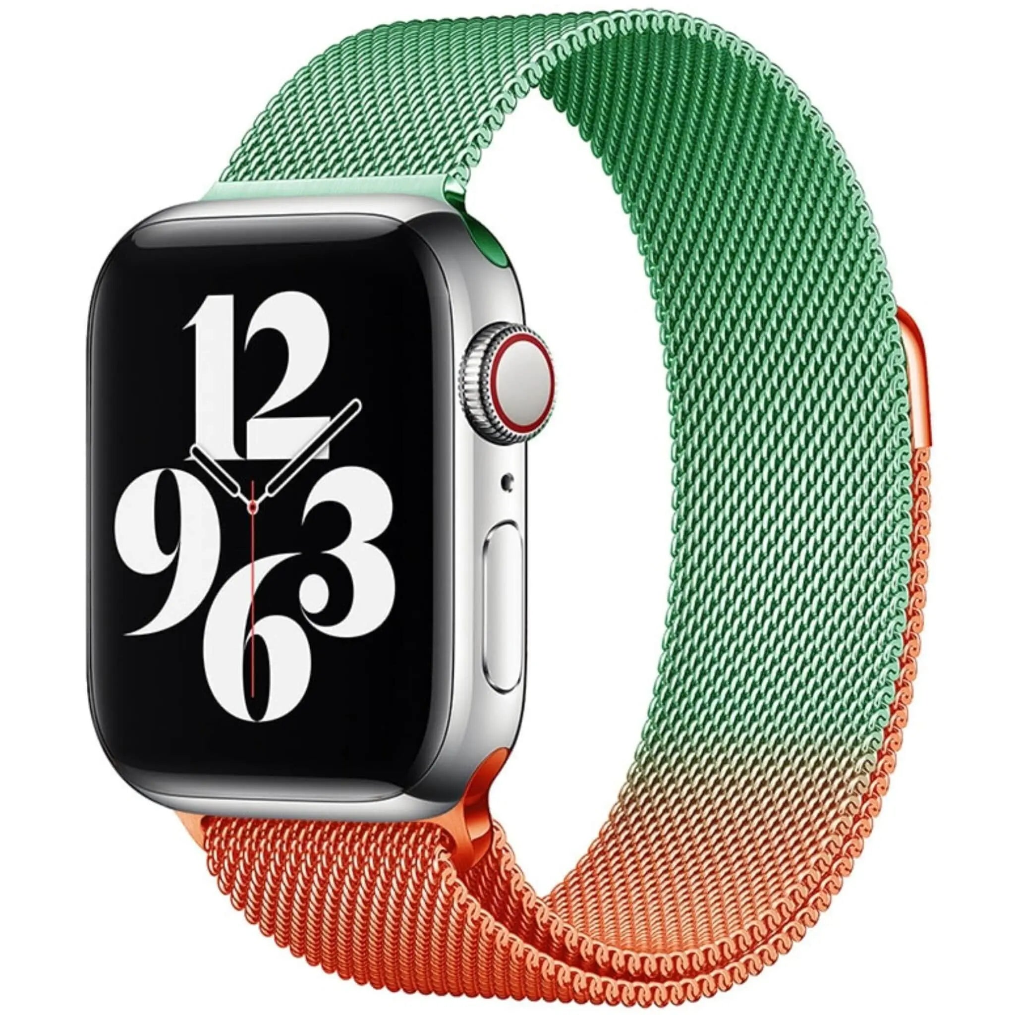 Correia de Malha em Aço Inoxidável para Apple Watch