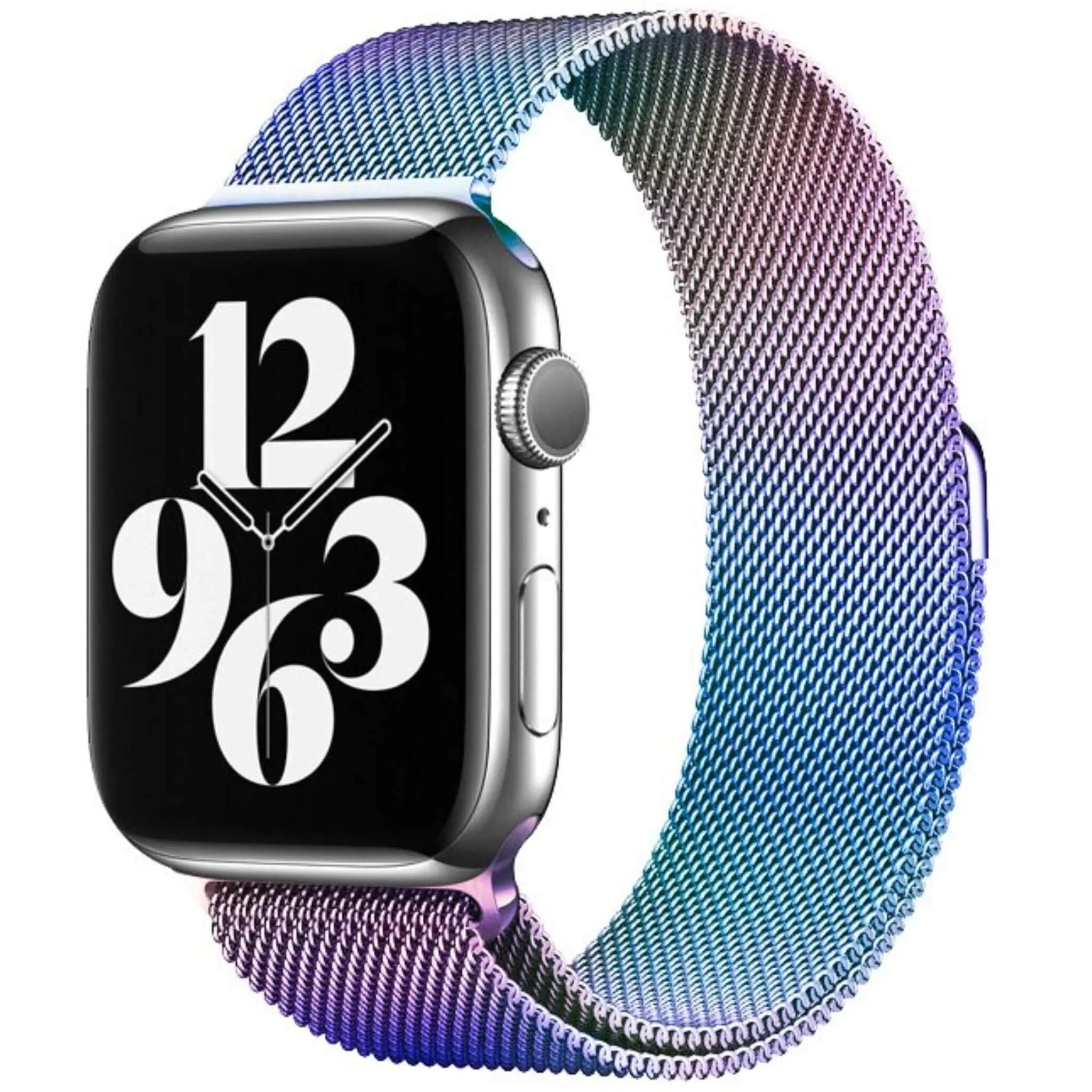 Correia de Malha em Aço Inoxidável para Apple Watch