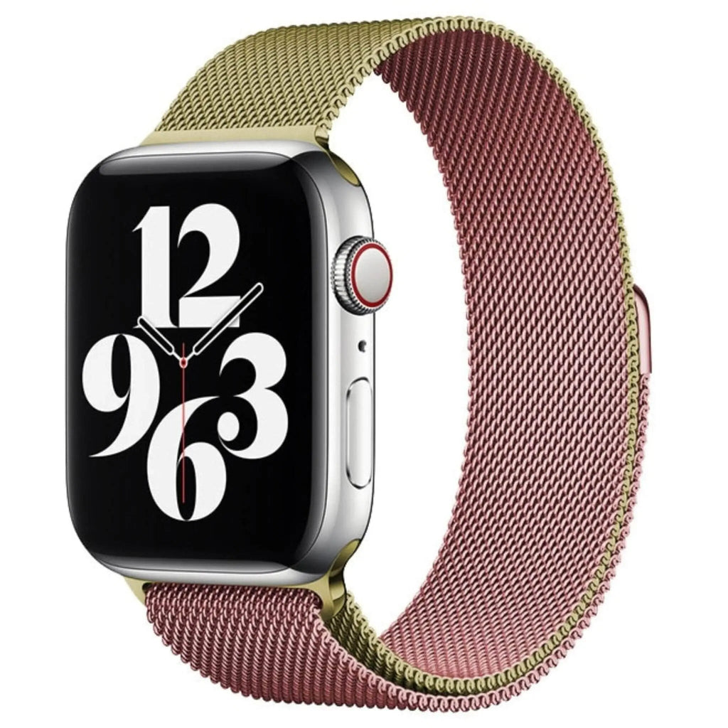 Correia de Malha em Aço Inoxidável para Apple Watch
