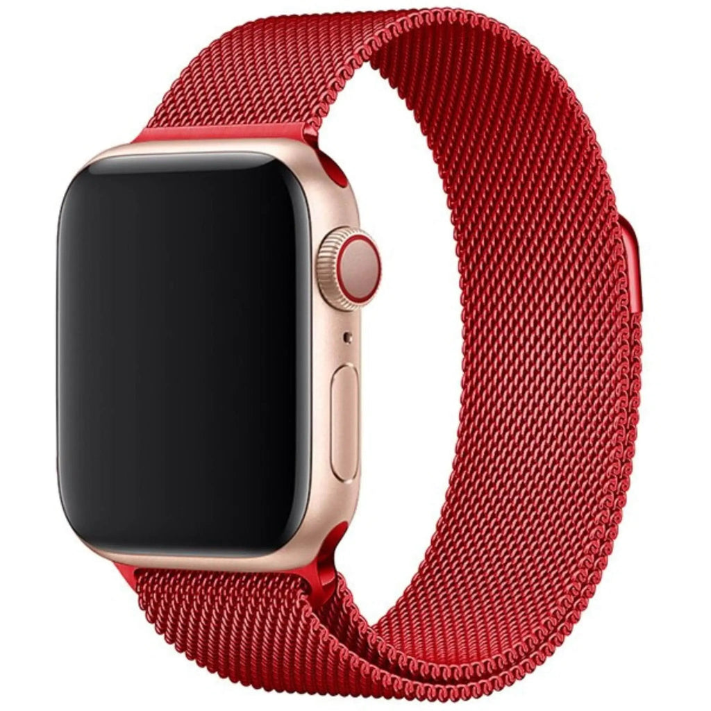 Correia de Malha em Aço Inoxidável para Apple Watch