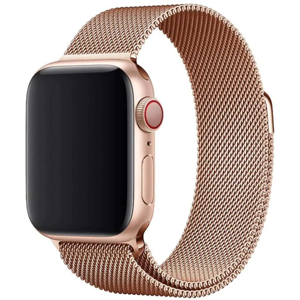 Correia de Malha em Aço Inoxidável para Apple Watch