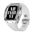 Carcasă din titan și curea din silicon pentru Apple Watch