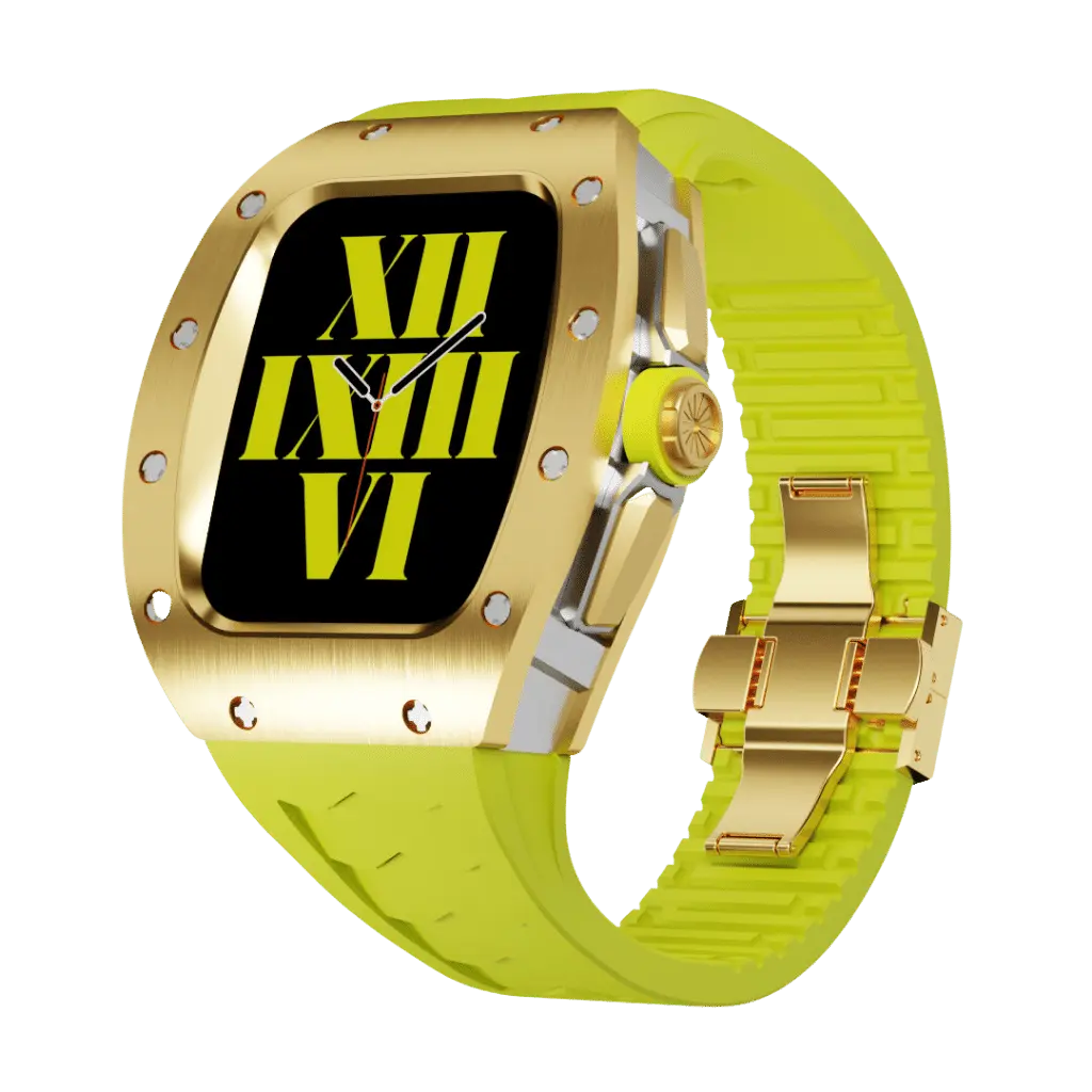 Carcasă din titan și curea din silicon pentru Apple Watch