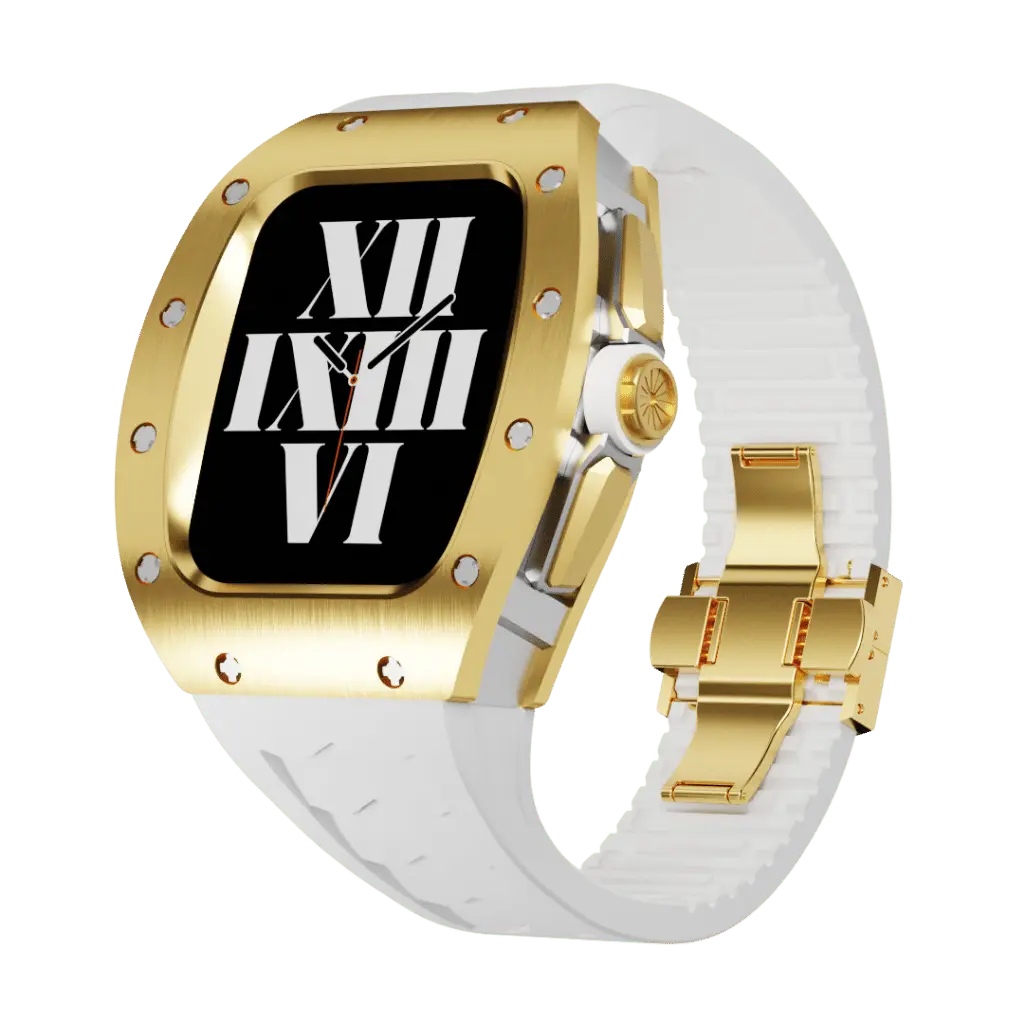 Carcasă din titan și curea din silicon pentru Apple Watch