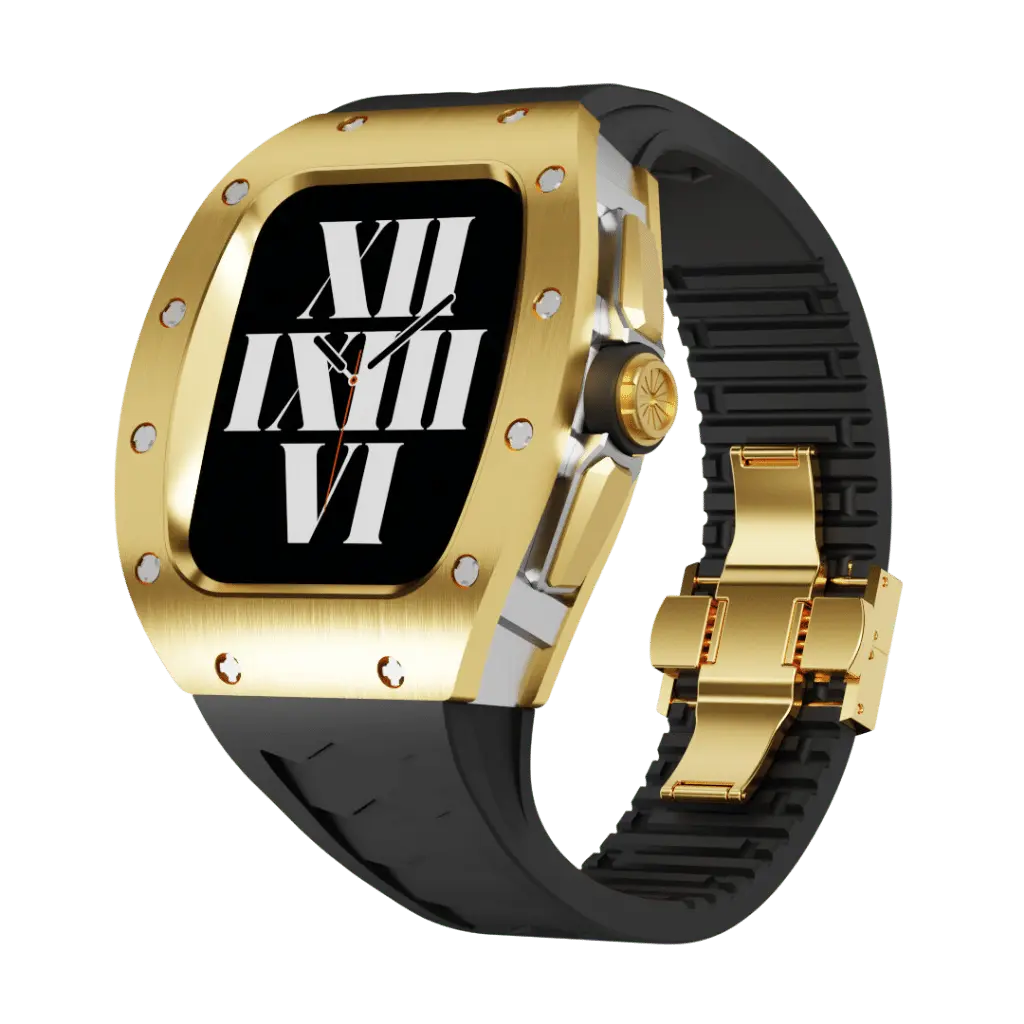 Carcasă din titan și curea din silicon pentru Apple Watch