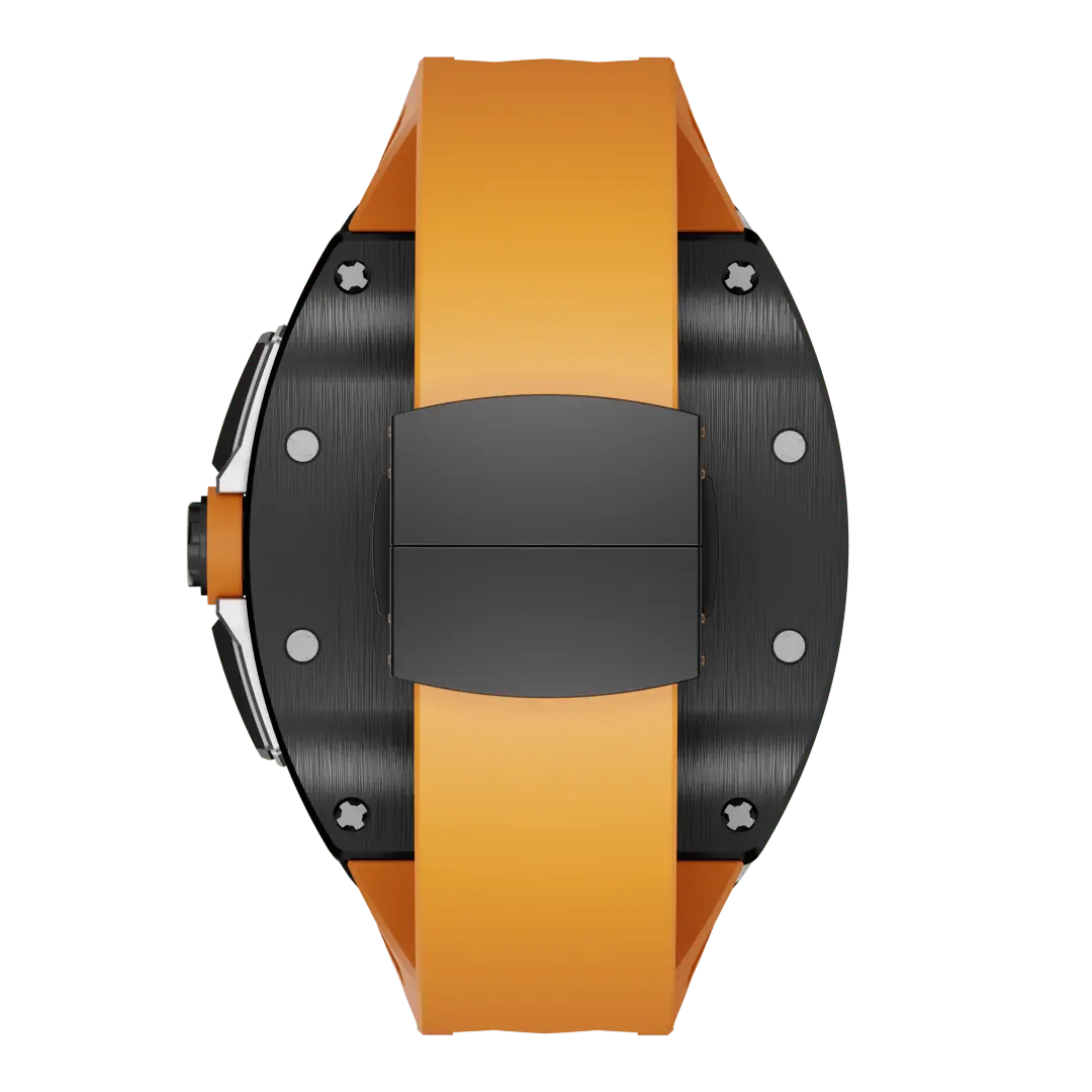Carcasă din titan și curea din silicon pentru Apple Watch