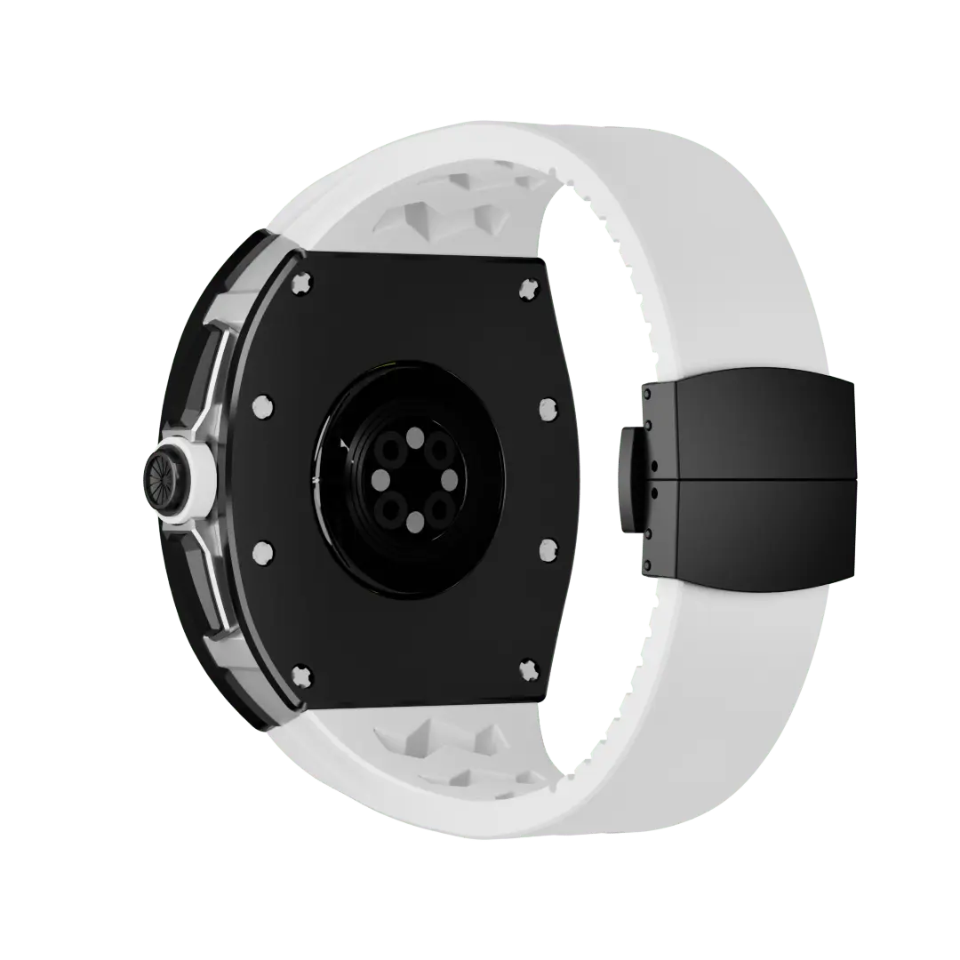 Carcasă din titan și curea din silicon pentru Apple Watch