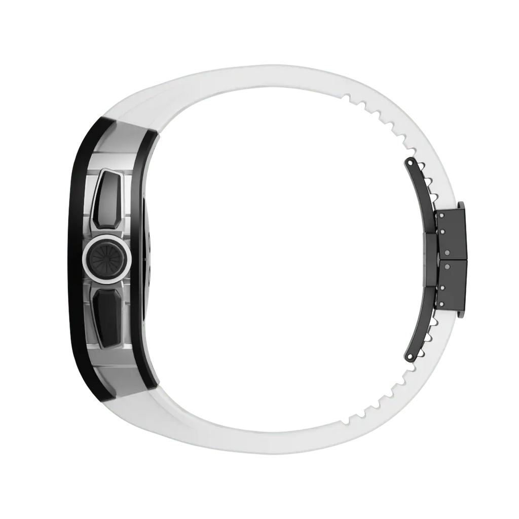 Carcasă din titan și curea din silicon pentru Apple Watch