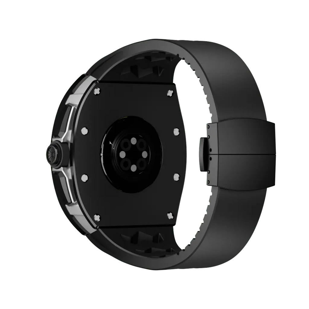 Carcasă din titan și curea din silicon pentru Apple Watch