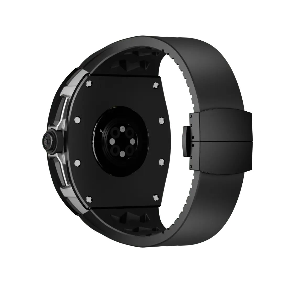 Carcasă din titan și curea din silicon pentru Apple Watch