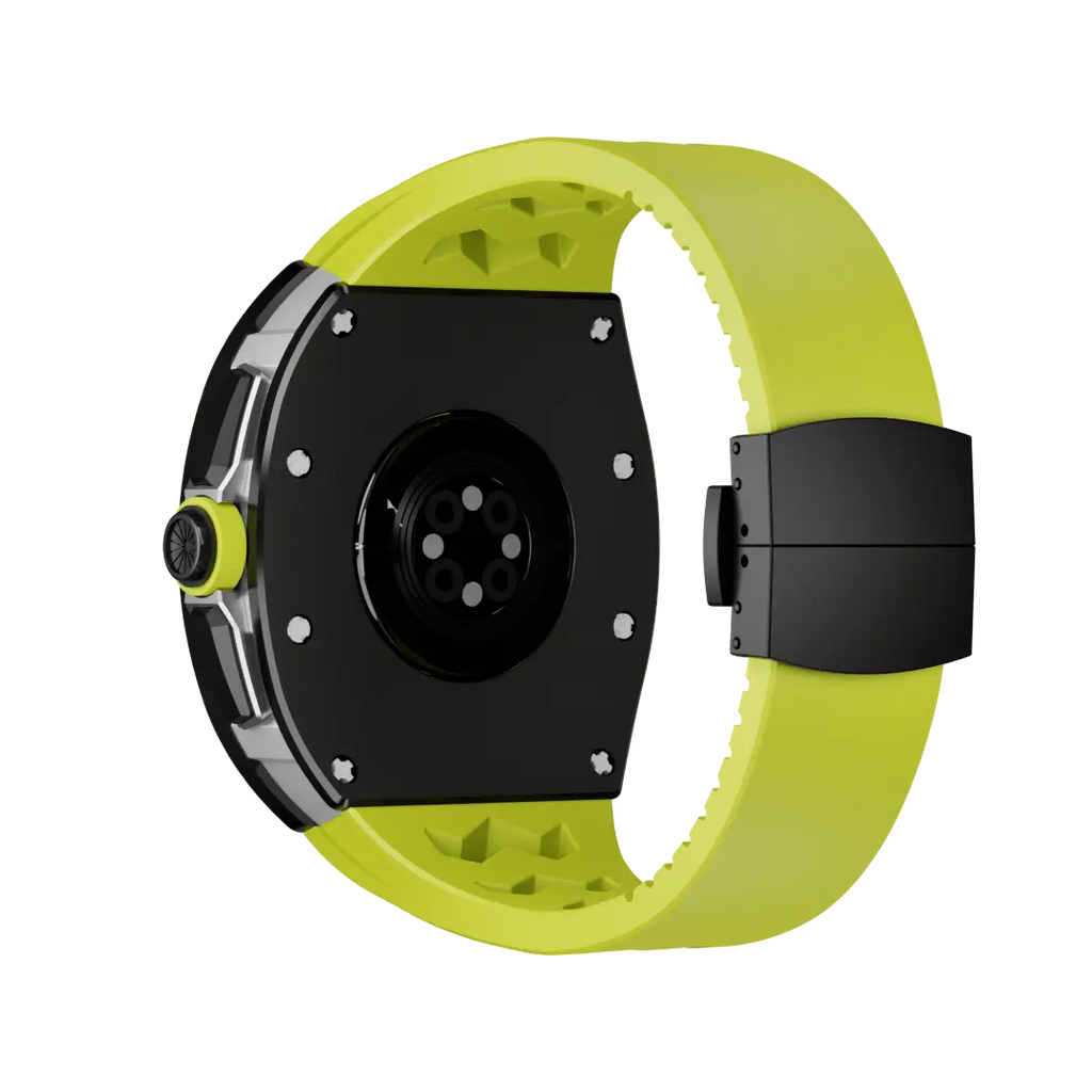 Carcasă din titan și curea din silicon pentru Apple Watch