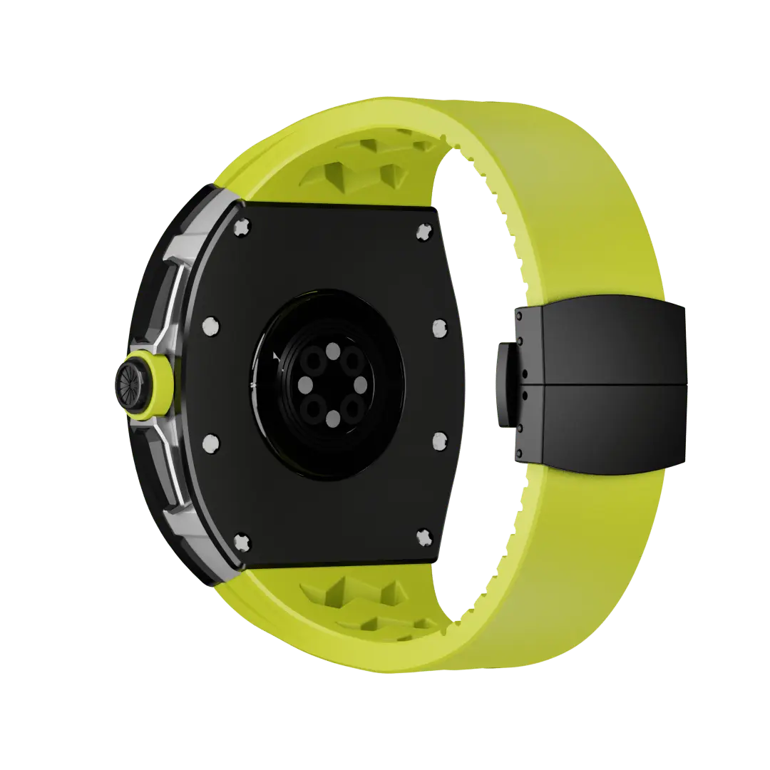 Carcasă din titan și curea din silicon pentru Apple Watch