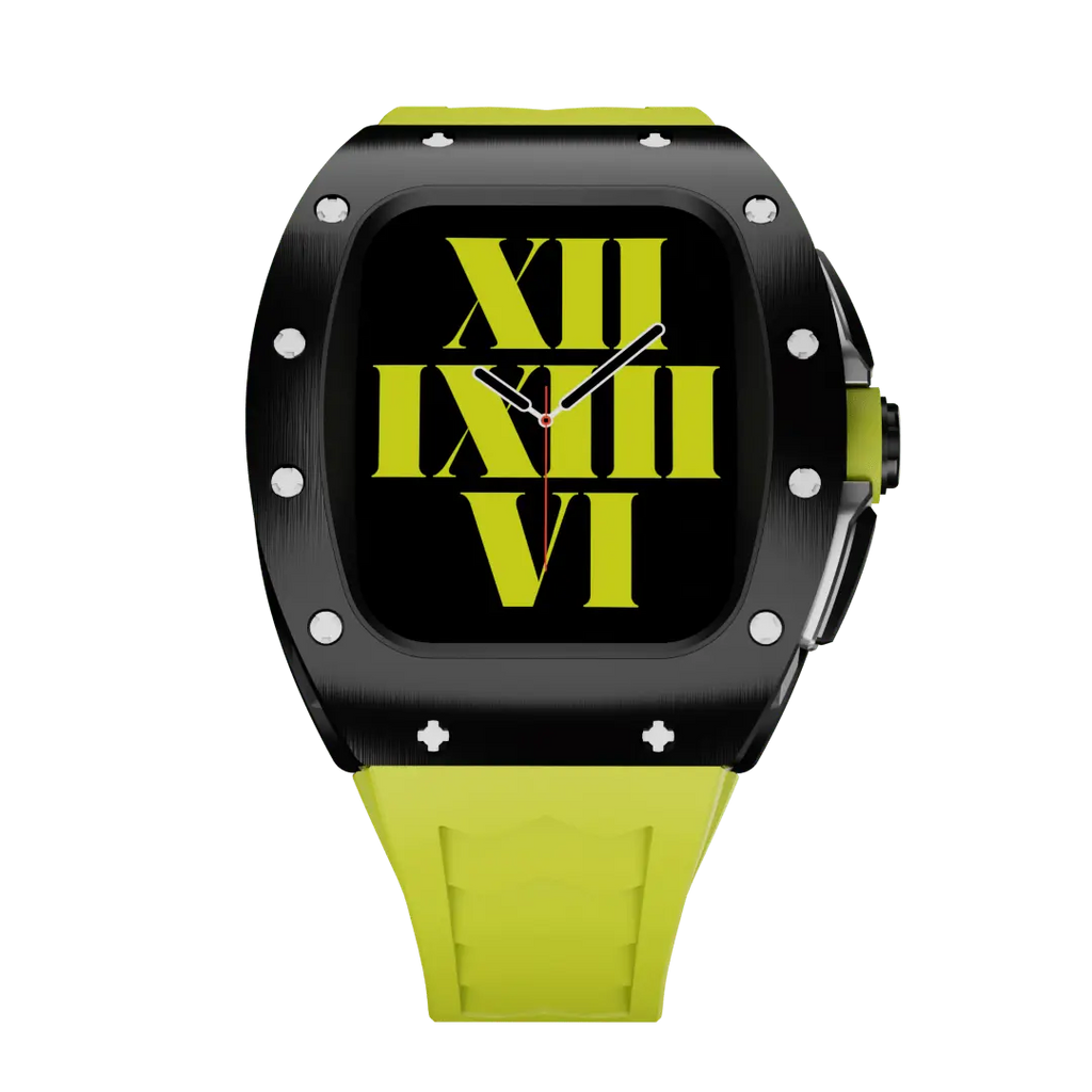 Carcasă din titan și curea din silicon pentru Apple Watch