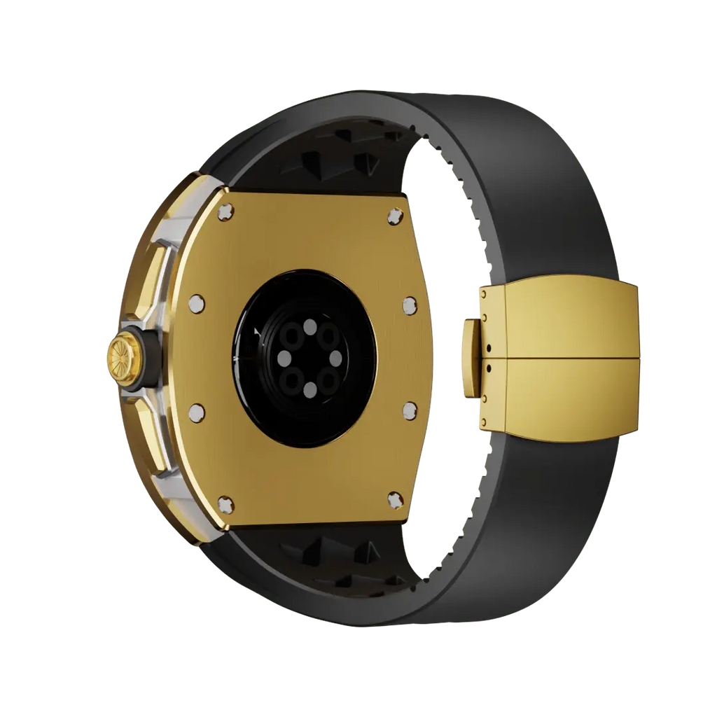 Carcasă din titan și curea din silicon pentru Apple Watch