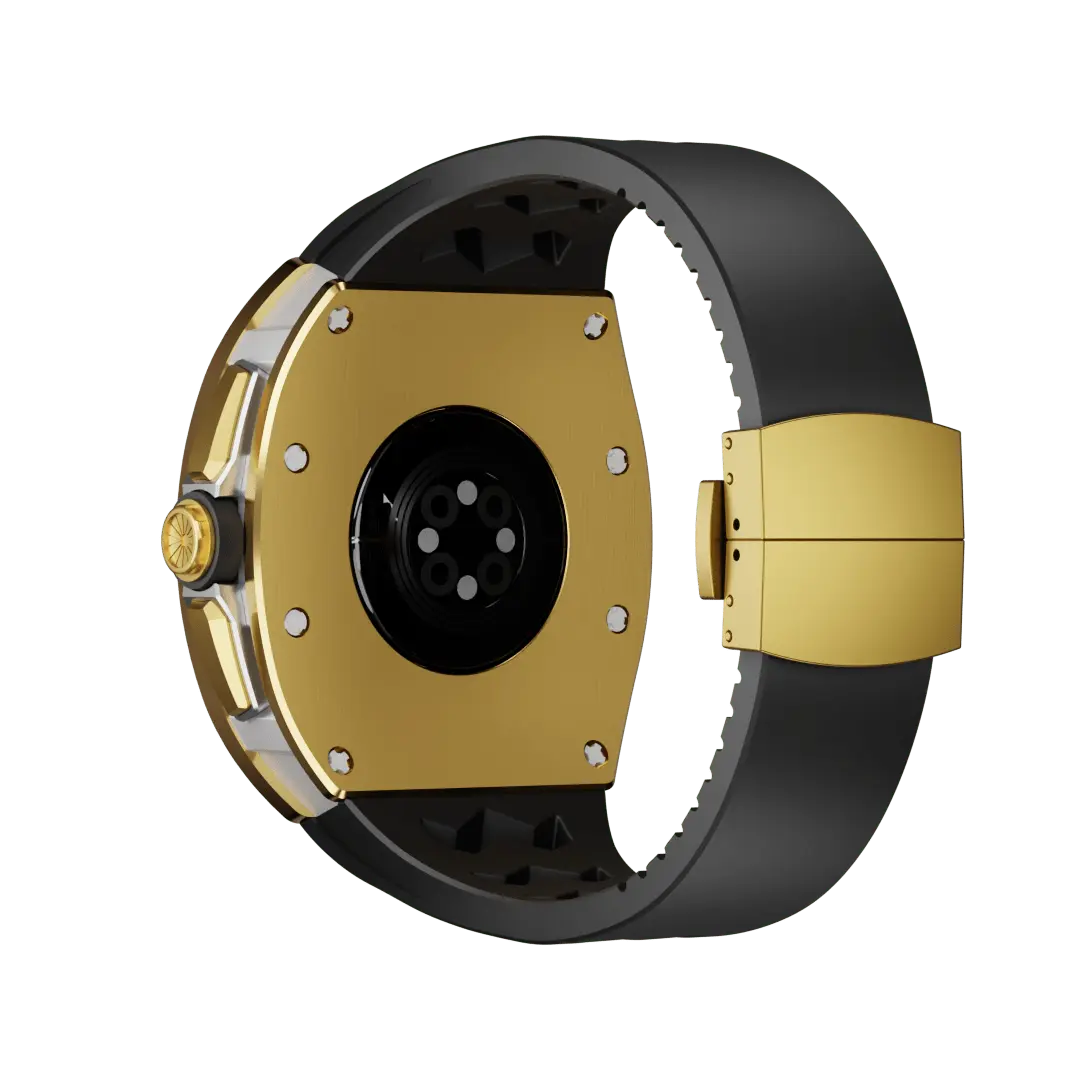 Carcasă din titan și curea din silicon pentru Apple Watch