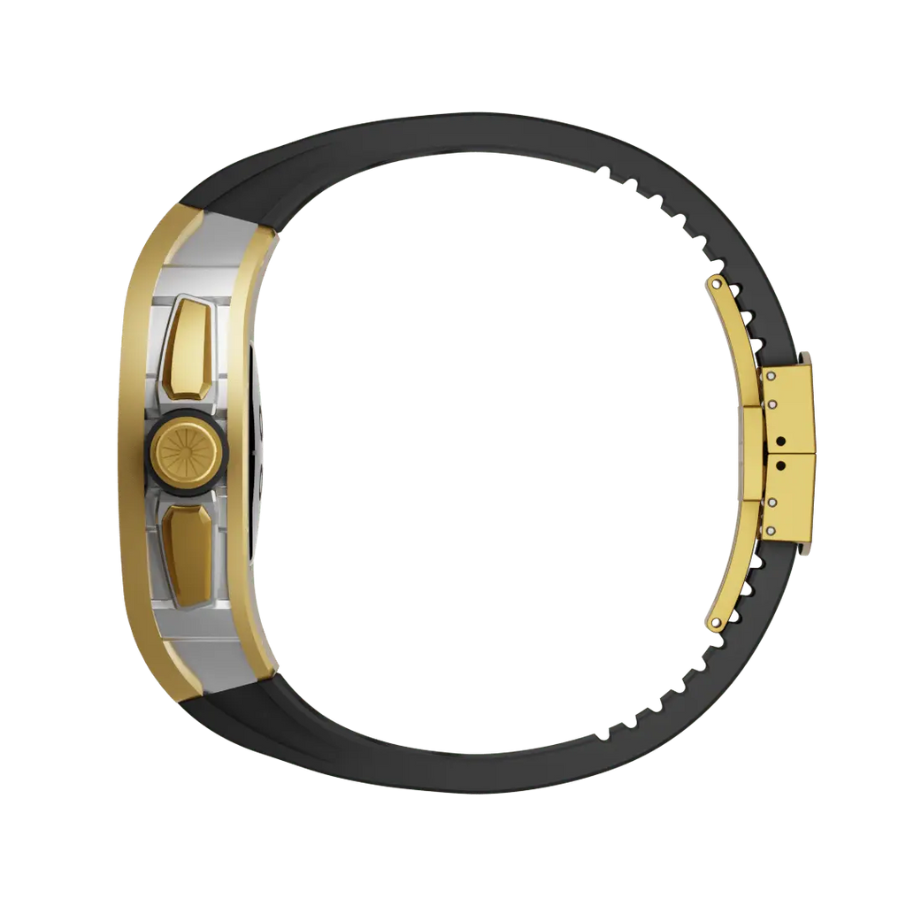 Carcasă din titan și curea din silicon pentru Apple Watch