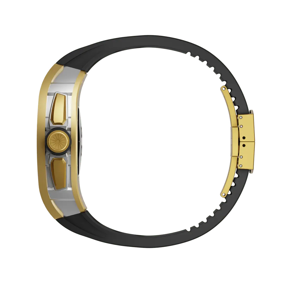 Carcasă din titan și curea din silicon pentru Apple Watch