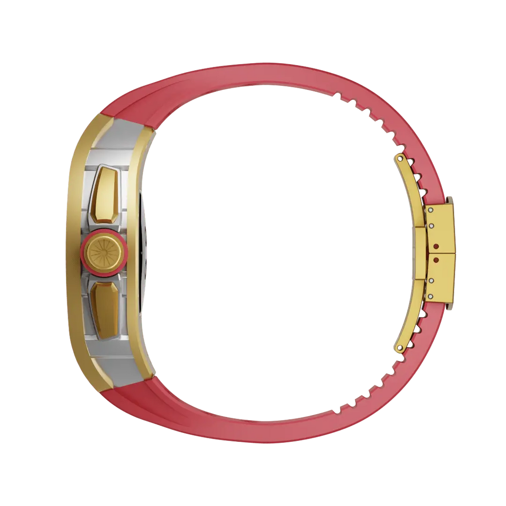 Carcasă din titan și curea din silicon pentru Apple Watch