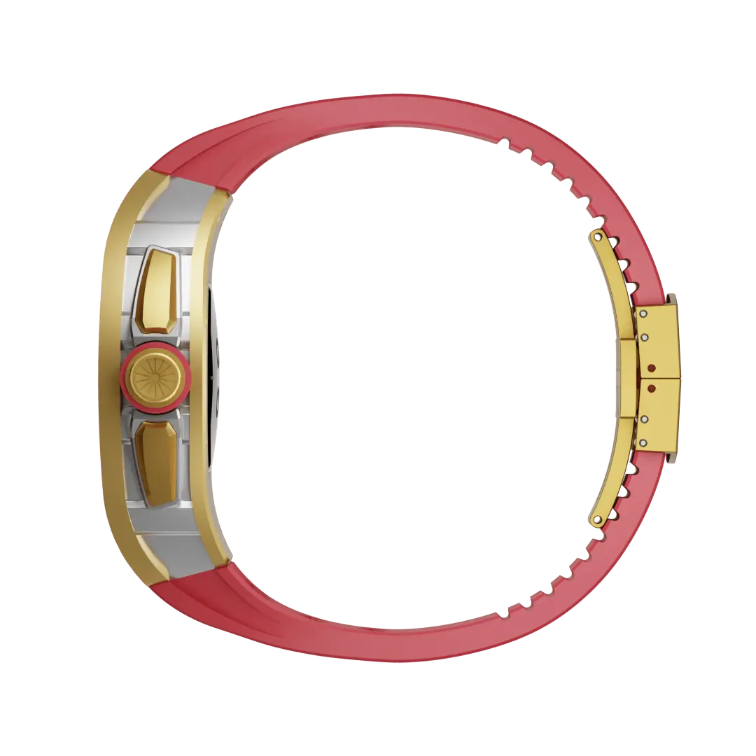 Carcasă din titan și curea din silicon pentru Apple Watch