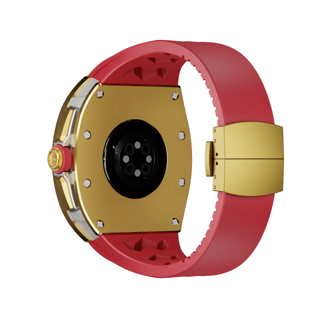 Carcasă din titan și curea din silicon pentru Apple Watch