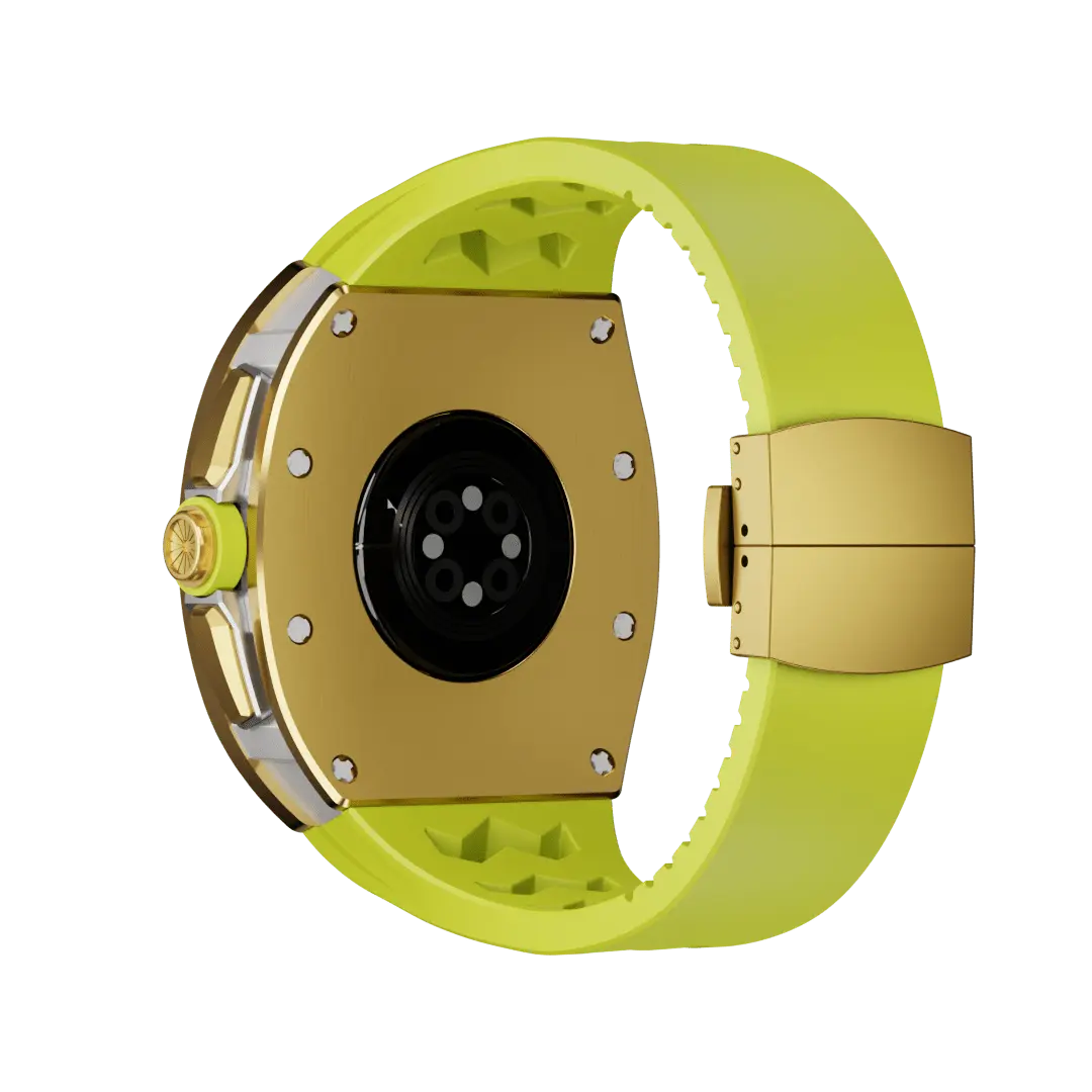 Carcasă din titan și curea din silicon pentru Apple Watch